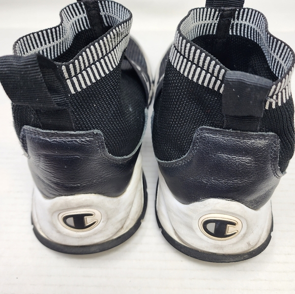 Champion Men's Black Knit Sock Sneakers Slip on Lightweight Athletic Shoe Size 9 - Picture 6 of 9